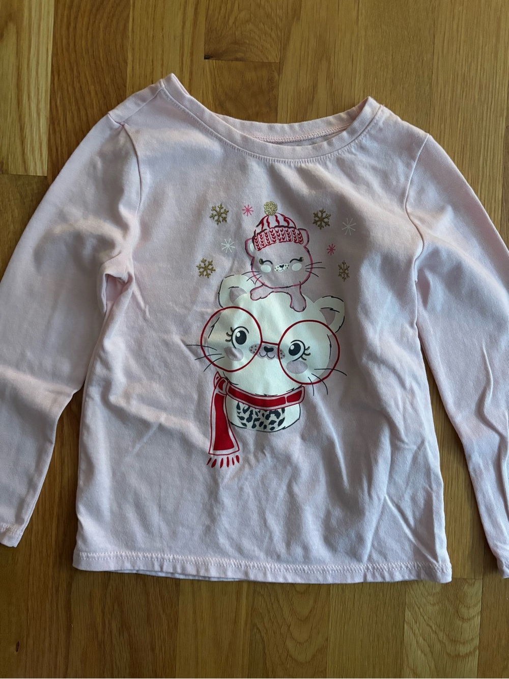 3T Garanimals Winter Theme Long Sleeve Graphic Tee